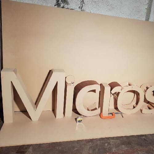 Evento Letras Fabricacion